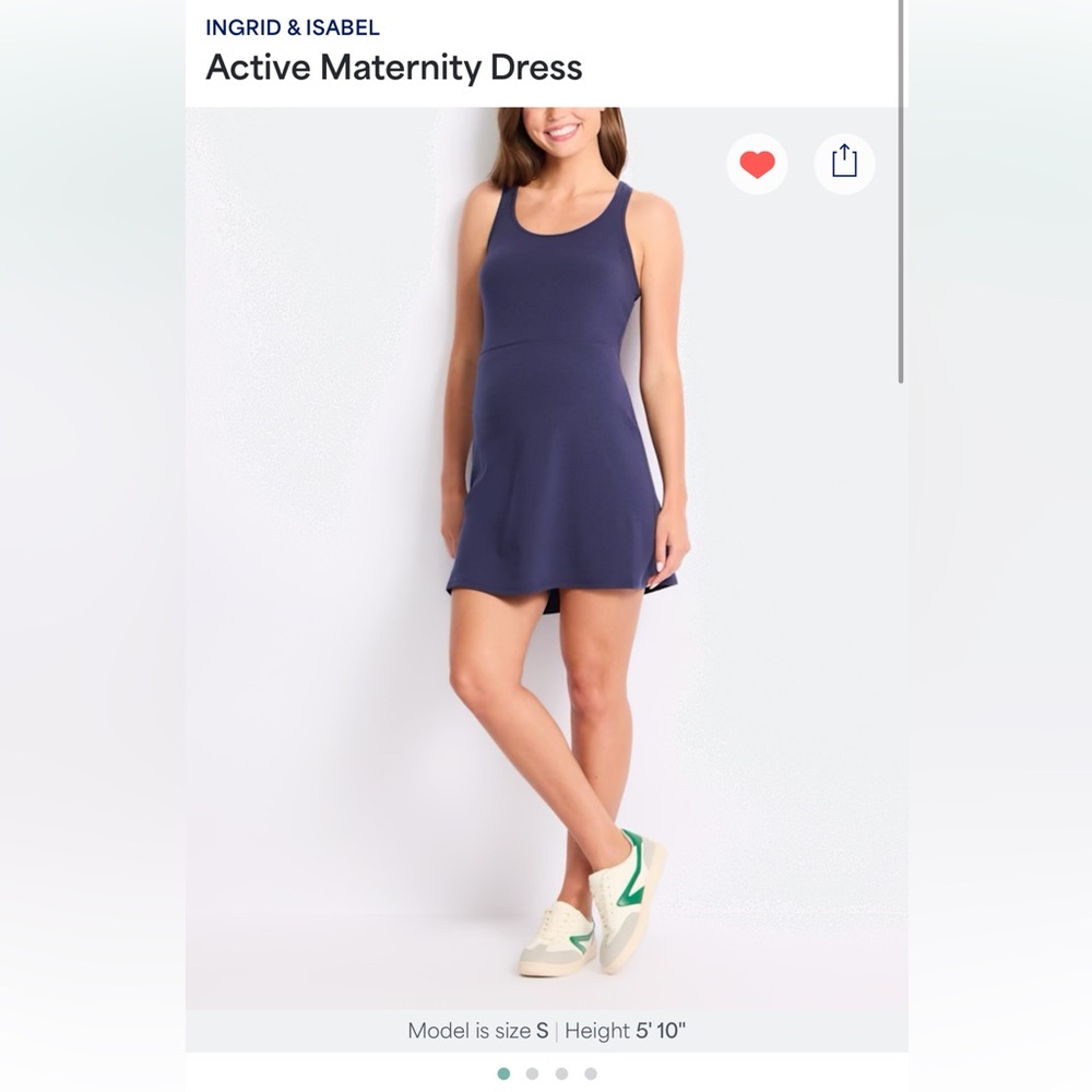 Maternity Ingrid & Isabel Deep Blue Mini Dress
